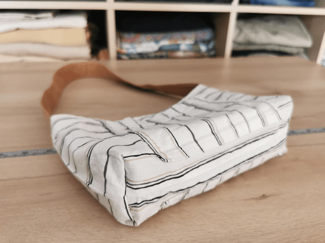 Mini sac #17  - Chino et chemise rayée