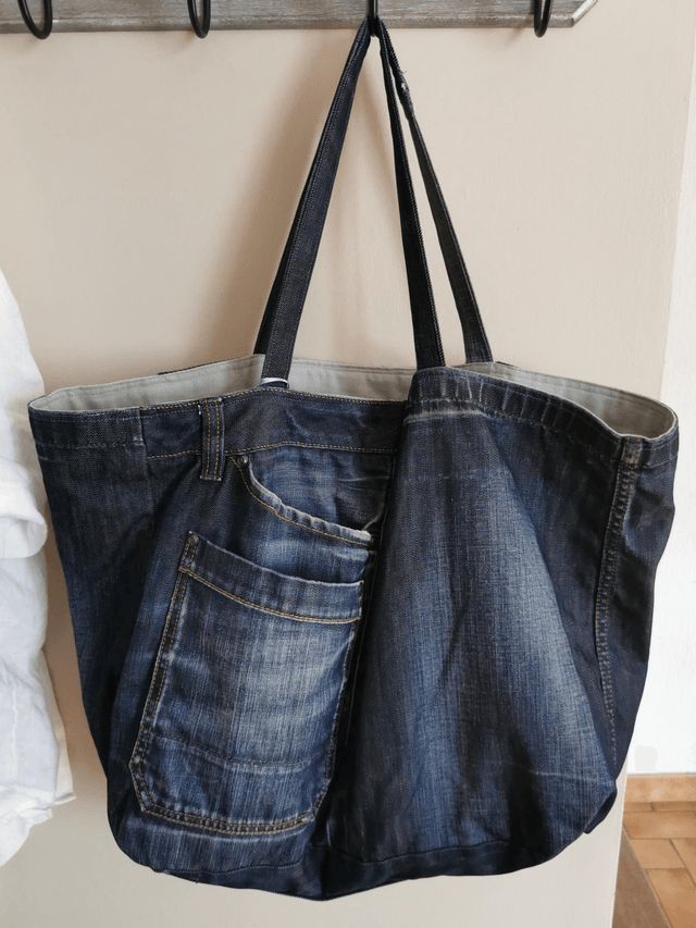 Grand sac cabas #42 - Pratique et contrasté