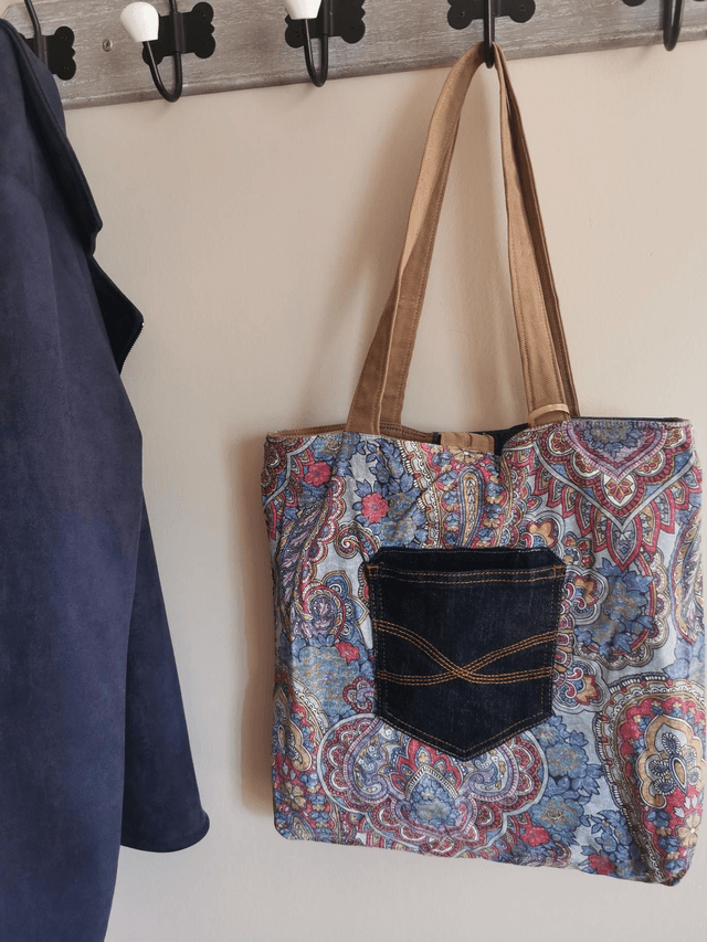 Sac à main #87 - Mélange de matières pour un style unique