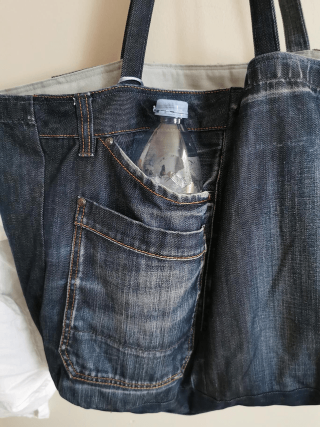 Grand sac cabas #42 - Pratique et contrasté