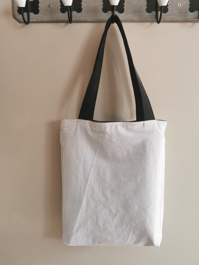 Sac #22 Jean et drap ancien - Grande poche 