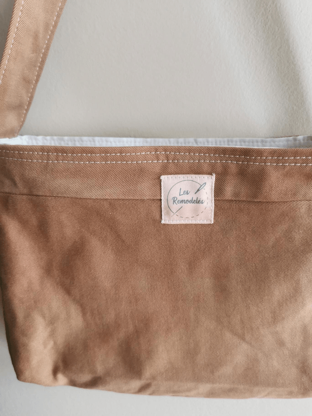 Mini sac #17  - Chino et chemise rayée